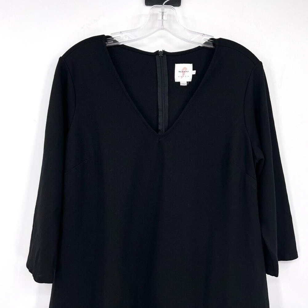 Hatch the 9's Maternity Small Black Long Sleeve A-Line Dress LBD - Picture 2 of 6